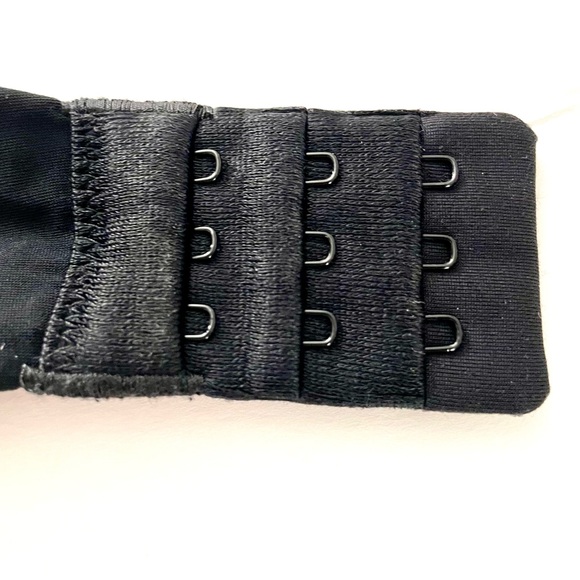 Calvin Klein Demi Underwire Bra Ruffle Trim 34 DD   Black Style F3054-001 - Picture 5 of 7